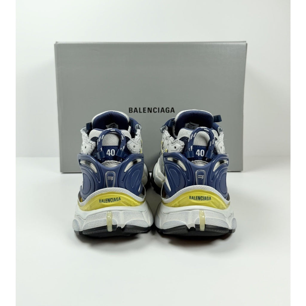 Size 40EU/7US - Balenciaga Runner Grey Blue Yellow NEW!