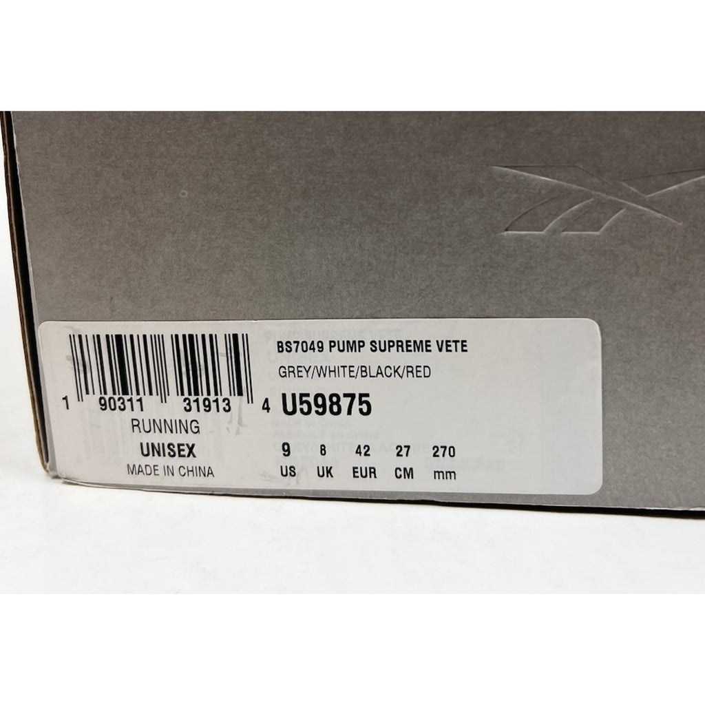 Size 9US - Reebok x Vetements Pump