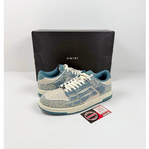 Size 40EU/7US - Amiri Skel Top Low Denim Blue NEW