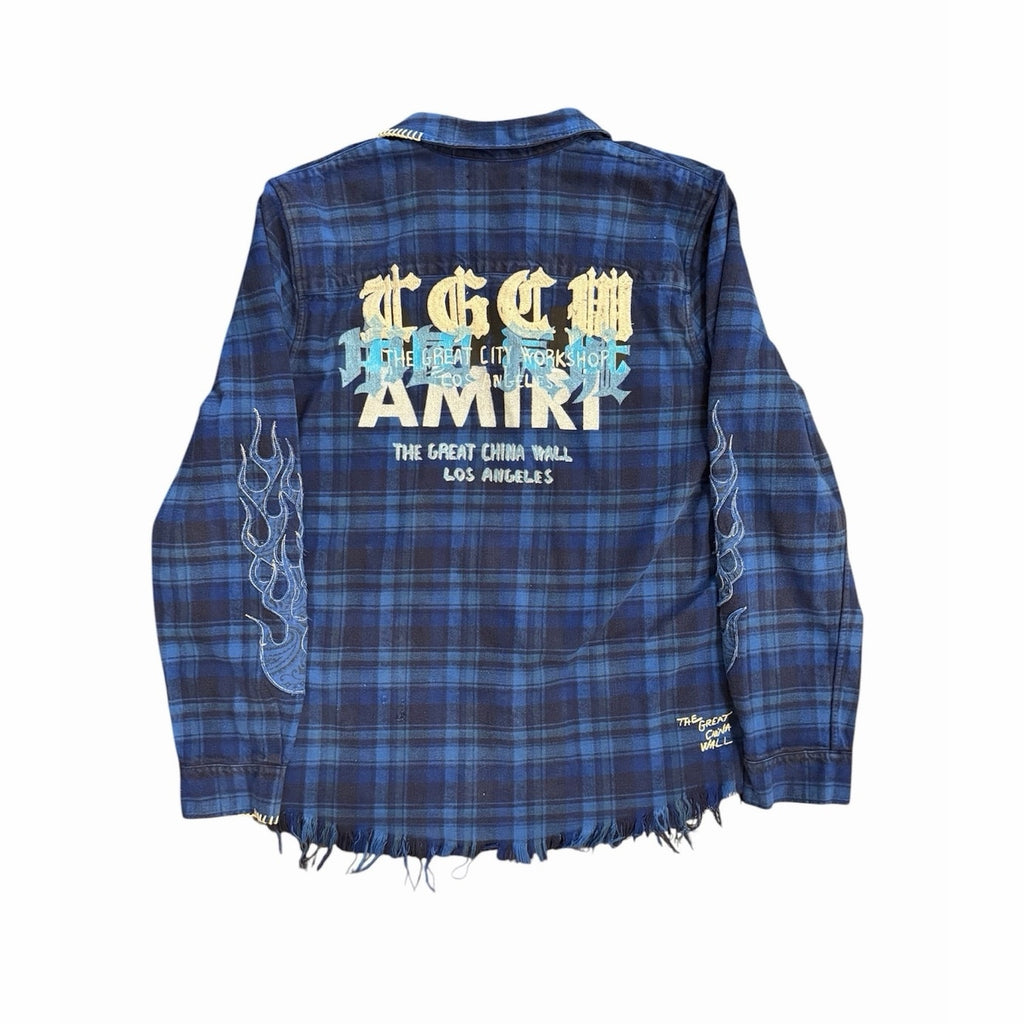 Size 2XL - Amiri Long Sleeve Button Down Flannel