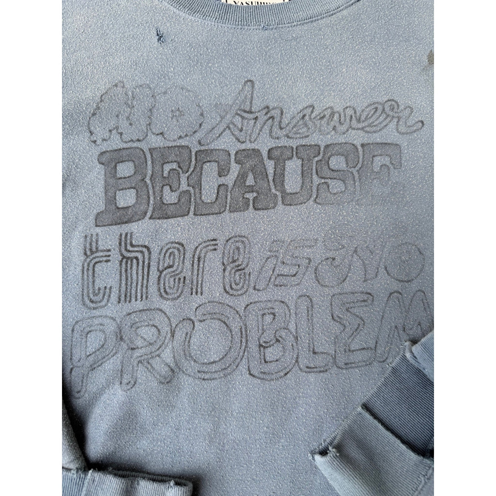 Size XL - Maison Mihara Yasuhiro Distressed Look Crewneck