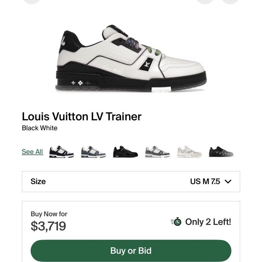 Size 6.5LV/8US - Louis Vuitton Trainer