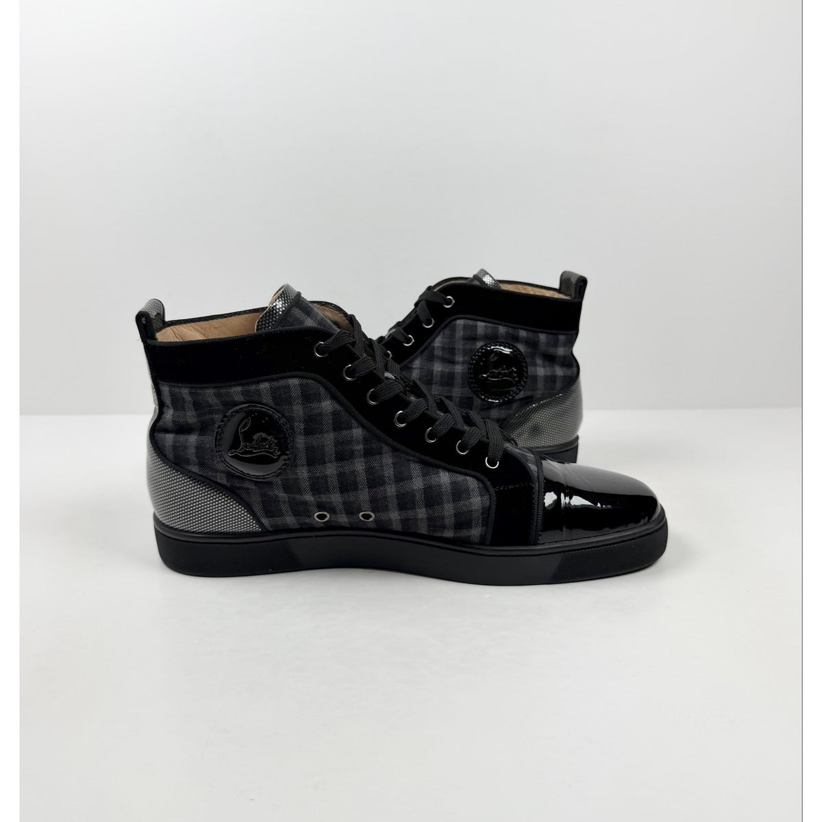Size 46EU/13US - Christian Louboutin Plaid High Top