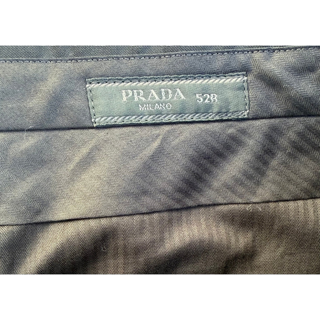 Prada Dress Pants Size 52 / US 36 Black NEW