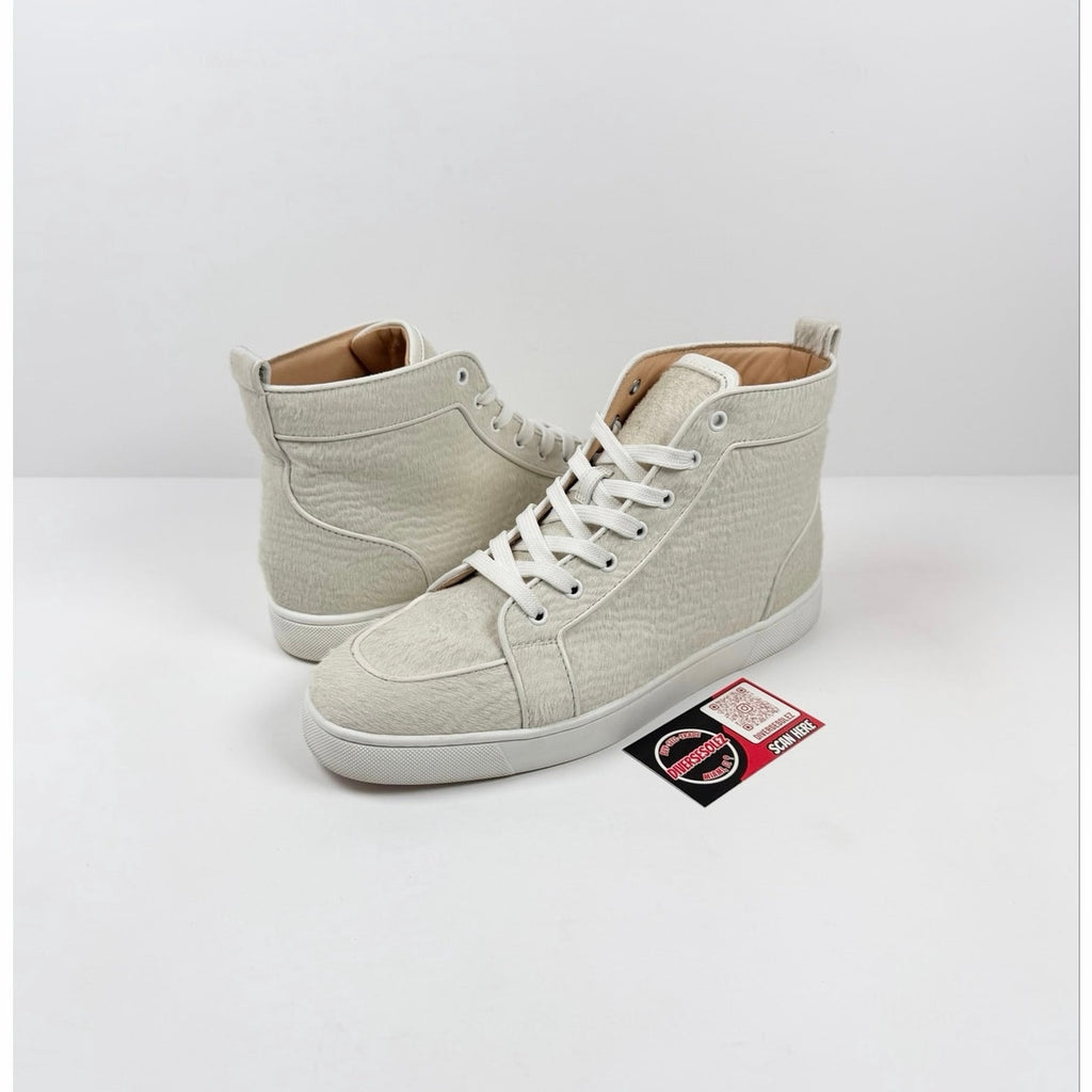 Size 44EU/11US - Christian Louboutin White High Top