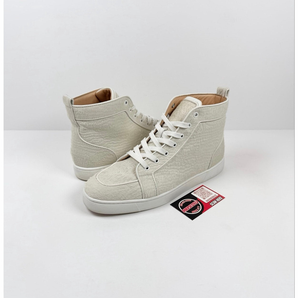 Size 44EU/11US - Christian Louboutin White High Top