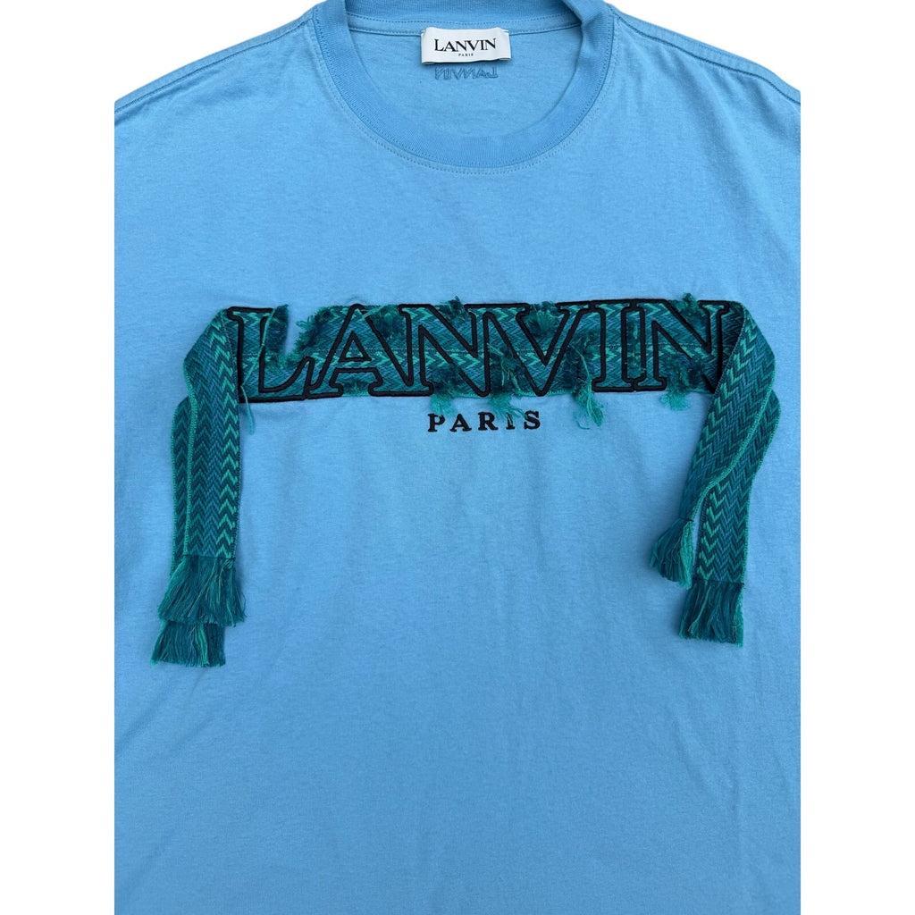 Size S - Lanvin Tassel Embroidered Logo T-Shirt