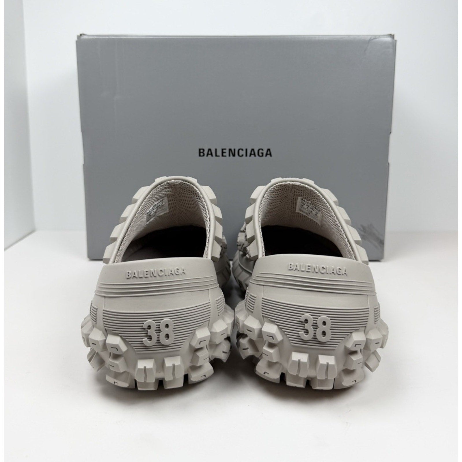 Size 8 Women's - Balenciaga Defender Beige Clogs NEW
