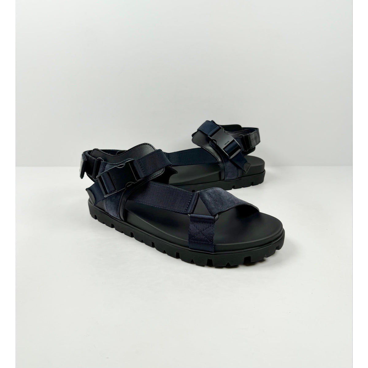 Size 11UK/12US - Prada Sporty Strap Sandal Suede NEW