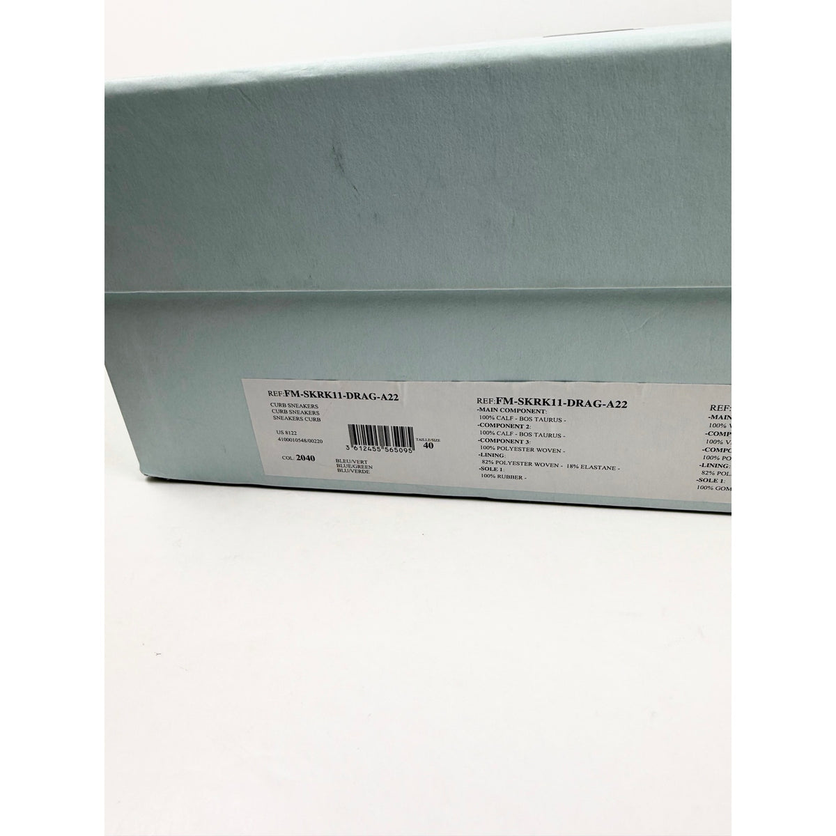 Size 40EU/7US - Lanvin Curb Blue Sneakers