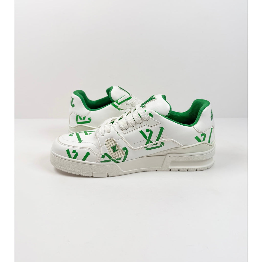 Size 7LV/8US - Louis Vuitton Trainer White Green