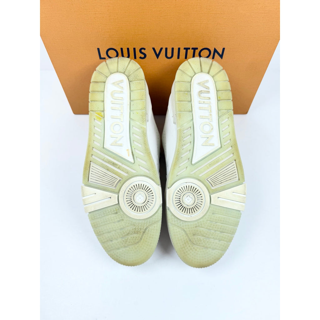 Size 8.5UK/10US - Louis Vuitton White Trainer