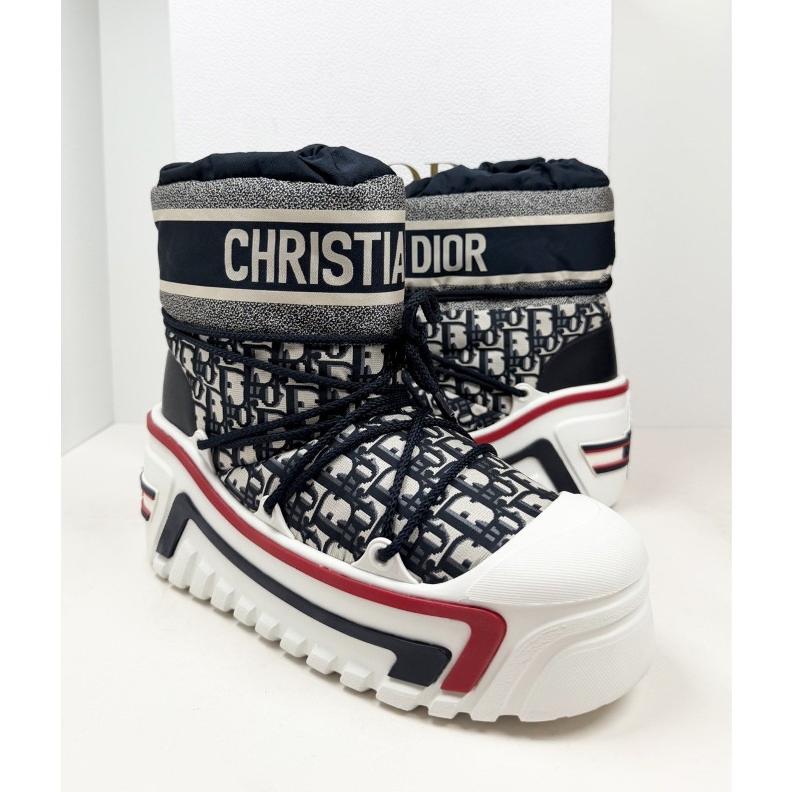 Fits Size (8-9) Christian Dior Alps Snow Boots NEW