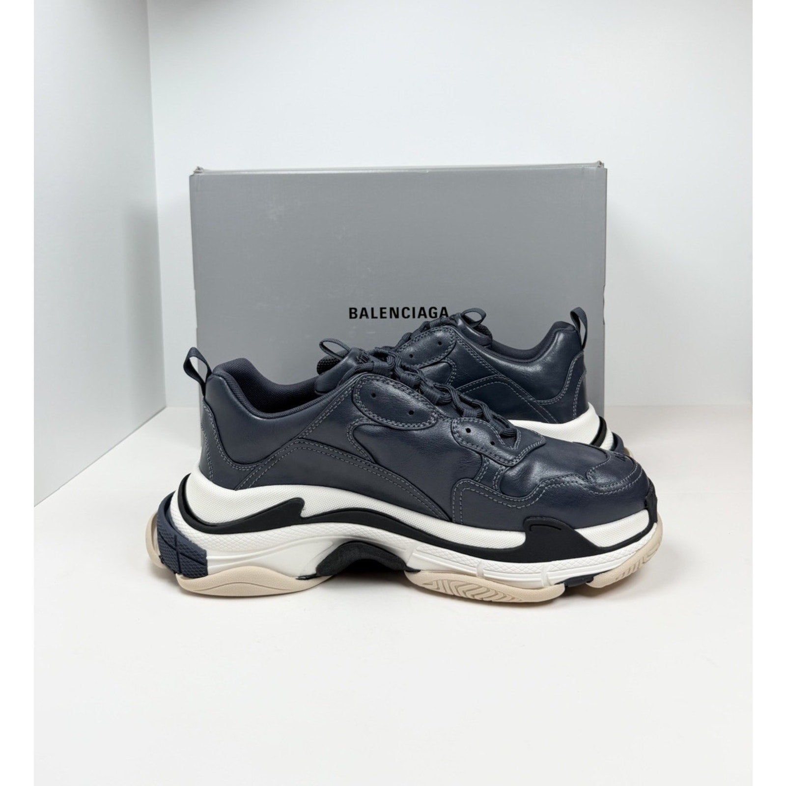 Size 46EU/13US - Balenciaga Triple S Stone Blue NEW