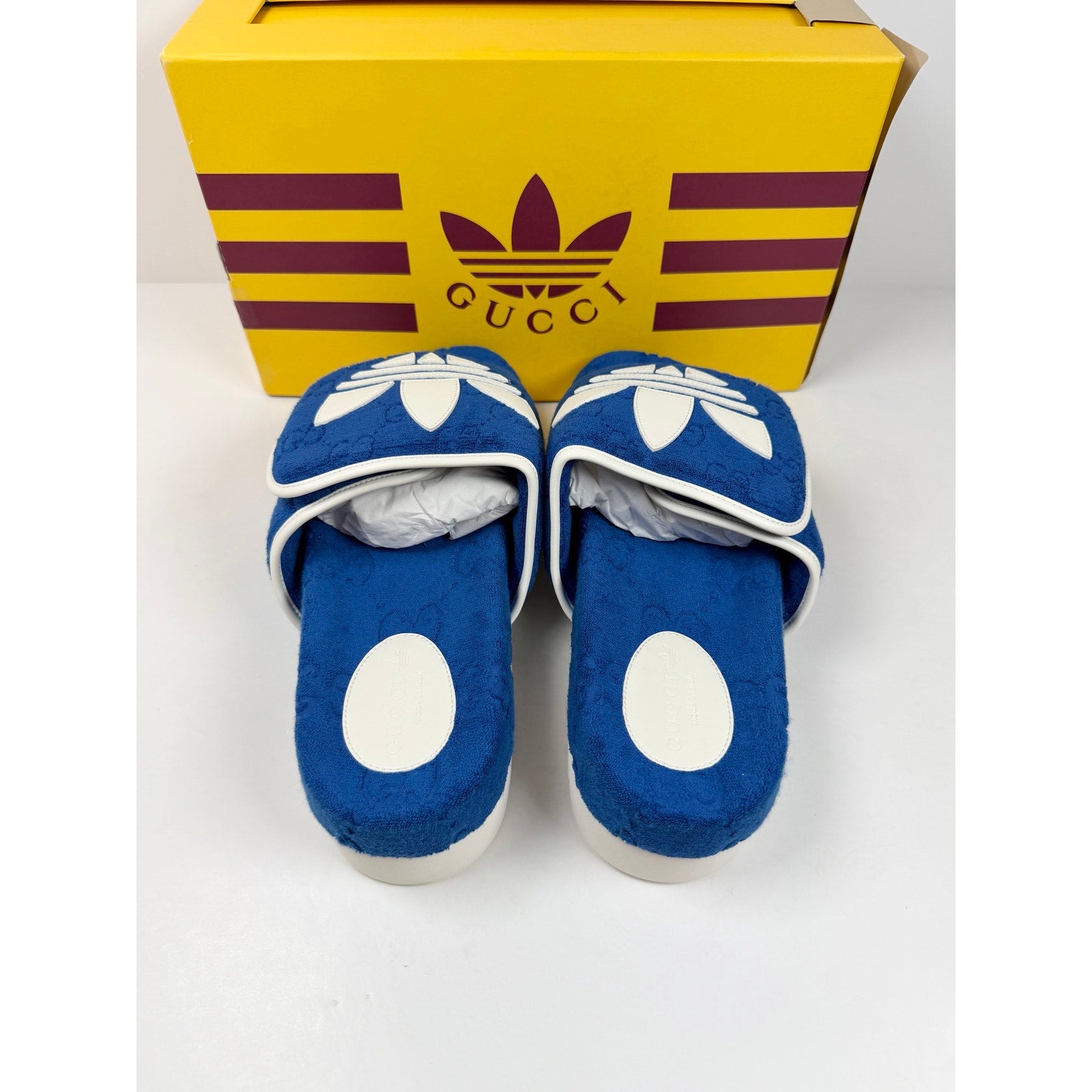 Size 12UK/13US - Gucci x Adidas Platform Sandals NEW