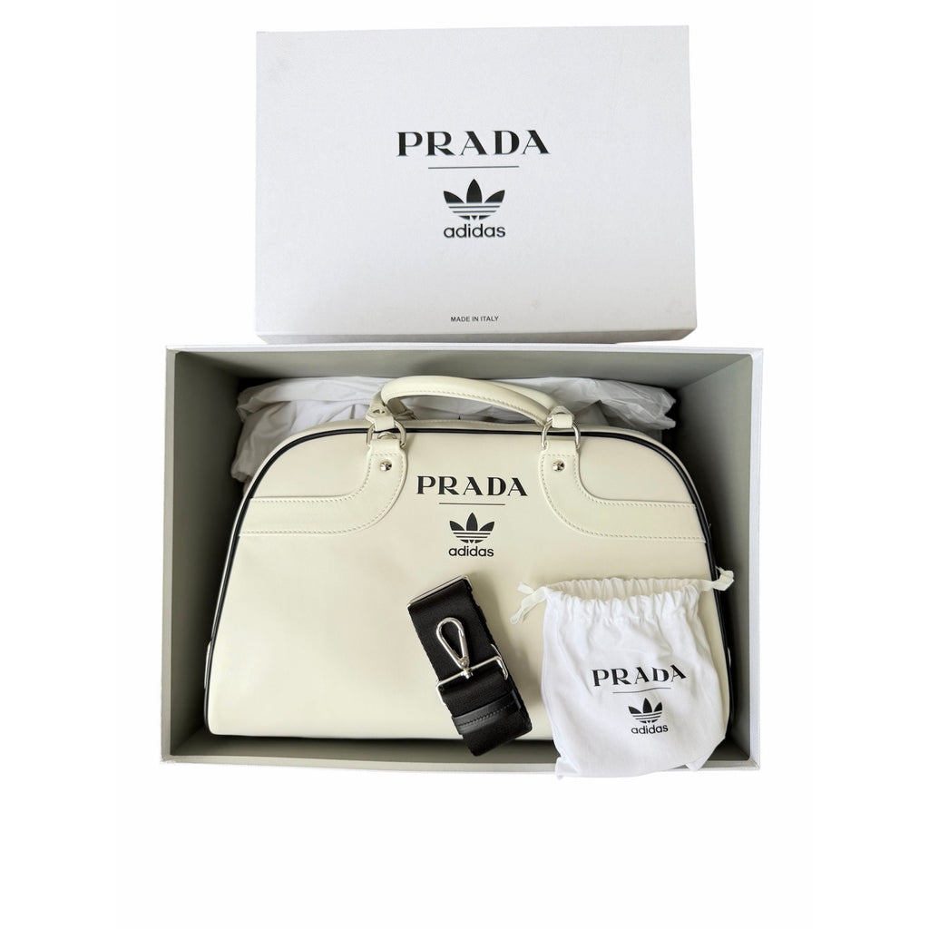 Prada x Adidas Leather Bowling Bag Limited 695/700 NEW!